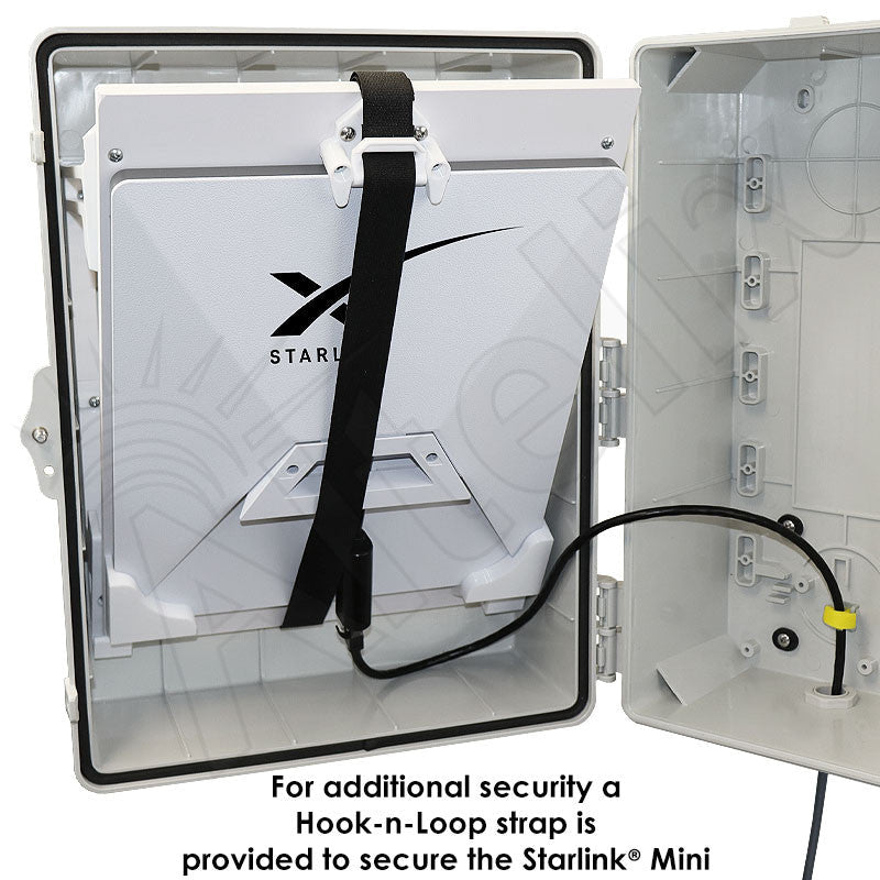 Altelix Aimable Weatherproof Starlink® Mini NEMA 4X Directional Enclosure - Nema Supply