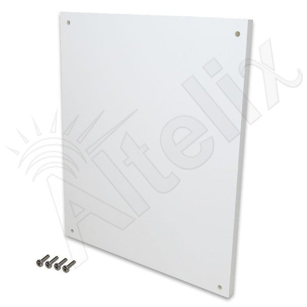 Altelix Blank No - Drill PVC Equipment Mounting Plate with Screws for NF141206, NF141208 & NF141210 Series Enclosures - Nema Supply