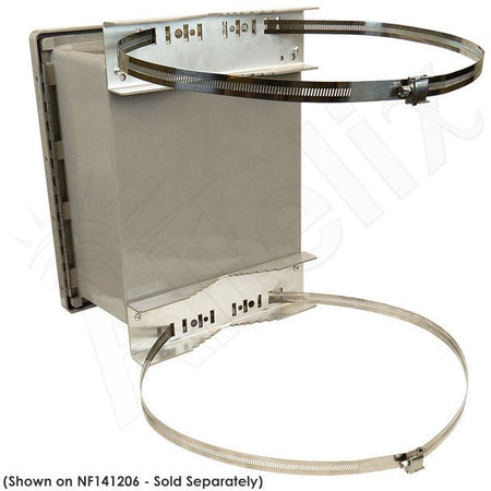 Altelix Heavy Duty Galvanized Steel Pole Mount Kit for Altelix NF141206, NF141208, NF141210, NS161212, NX161212 & NFC161208 Series NEMA Enclosures - Nema Supply