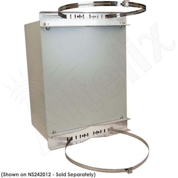 Altelix Heavy Duty Galvanized Steel Pole Mount Kit for Altelix NF162012, NFC242009 & NS242012 Series NEMA Enclosures - Nema Supply