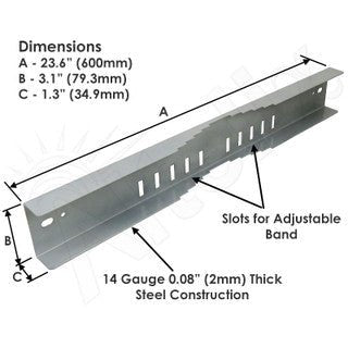 Altelix Heavy Duty Pole Mount Kit for Altelix NFC322412, NS242412, NS242416, NS242424, NS282416, NS282424 & NS322416 Series NEMA Enclosures - Nema Supply