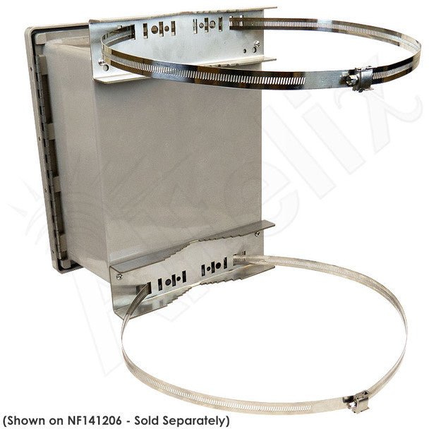 Altelix Heavy Duty Stainless Steel Pole Mount Kit for Altelix NF141206, NF141208, NF141210, NS161212, NX161212 & NFC161208 Series NEMA Enclosures - Nema Supply