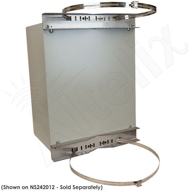 Altelix Heavy Duty Stainless Steel Pole Mount Kit for Altelix NF162012, NFC242009 & NS242012 Series NEMA Enclosures - Nema Supply