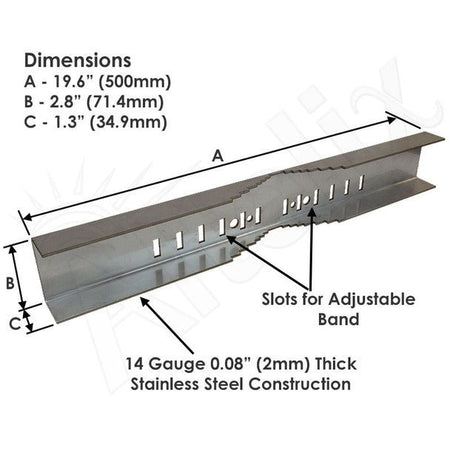 Altelix Heavy Duty Stainless Steel Pole Mount Kit for Altelix NF162012, NFC242009 & NS242012 Series NEMA Enclosures - Nema Supply