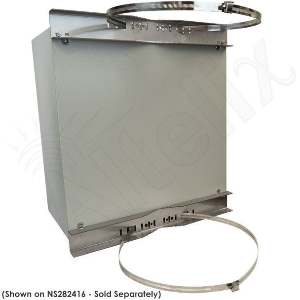 Altelix Heavy Duty Stainless Steel Pole Mount Kit for Altelix NFC322412, NS242412, NS242416, NS242424, NS282416, NS282424 & NS322416 Series NEMA Enclosures - Nema Supply