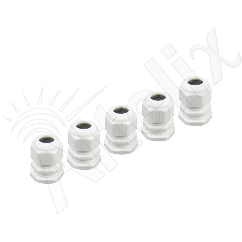 Altelix Sealed Cable Glands - IP68 Waterproof, PG13, PG16 and PG25- (5) Pack - Nema Supply