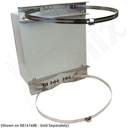 Altelix Stainless Steel Pole Mount / Flange Mount Kit for NFC161608 NFC201608 NFC241609 NS161608 NS201608 and NS241610 Series NEMA Enclosures - Nema Supply