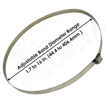 Altelix Stainless Steel Pole Mount / Flange Mount Kit for NFC161608 NFC201608 NFC241609 NS161608 NS201608 and NS241610 Series NEMA Enclosures - Nema Supply