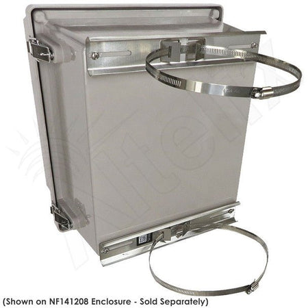 Altelix Stainless Steel Universal Pole Mount Kit with Adjustable Bands for Enclosures 7 to 12 Inches Wide - Nema Supply