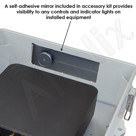 Altelix Weatherproof Enclosure for SONOS® AMP with 120 VAC Outlets, Cooling Fan with Programmable Temperature Controller and Power Cord - Nema Supply