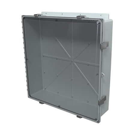 Attabox Heartland SL™ Low - Profile Polycarbonate Enclosure - Clear Cover, Hinged With Stainless Steel Latch and Pad - Lockable - Nema Supply