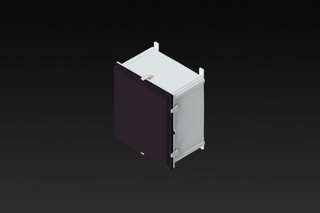 Attabox Wall Mount Enclosures Heartland Polycarbonate Enclosure with Clear Cover and Stainless Steel Latches - Nema Supply