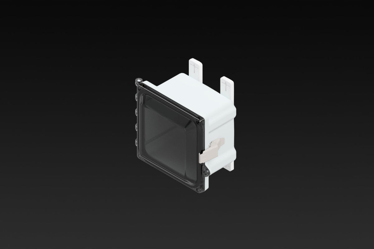 Attabox Wall Mount Enclosures Heartland Polycarbonate Enclosure with Clear Cover and Stainless Steel Latches - Nema Supply