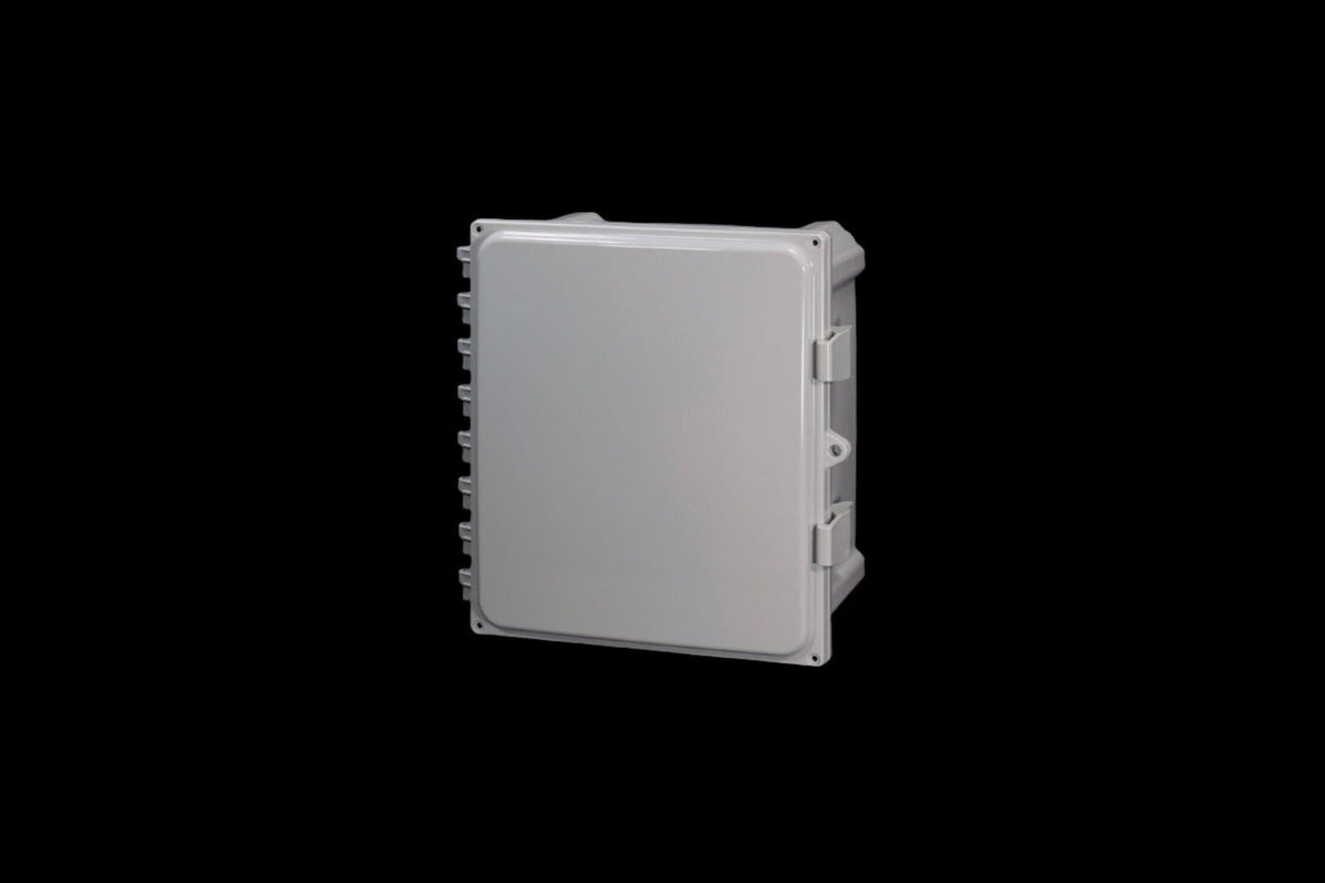 Attabox Wall Mount Enclosures Heartland Polycarbonate Enclosure with Opaque Cover and Polycarbonate Latches - Nema Supply