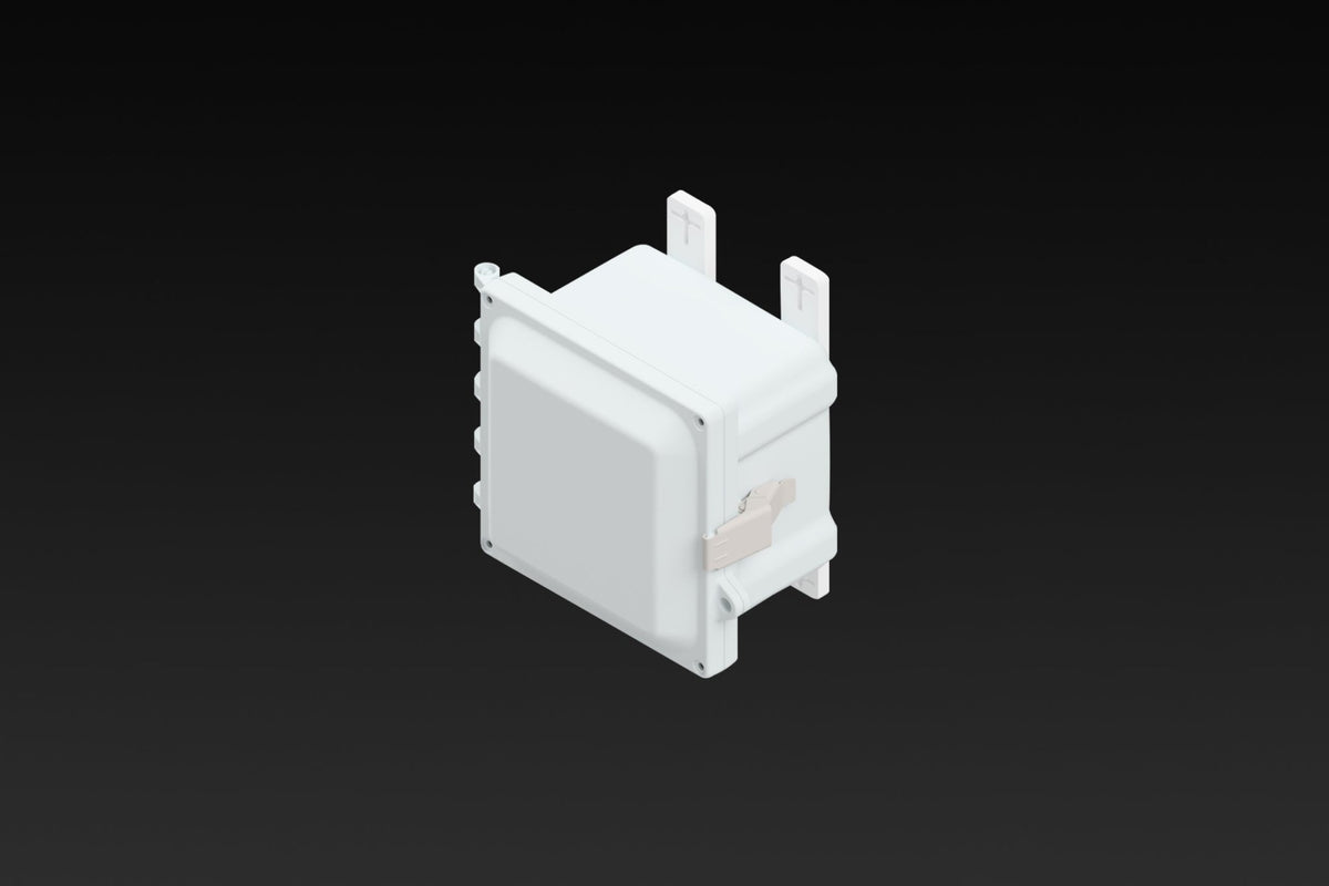 Attabox Wall Mount Enclosures Heartland Polycarbonate Enclosure with Opaque Cover and Stainless Steel Latches - Nema Supply