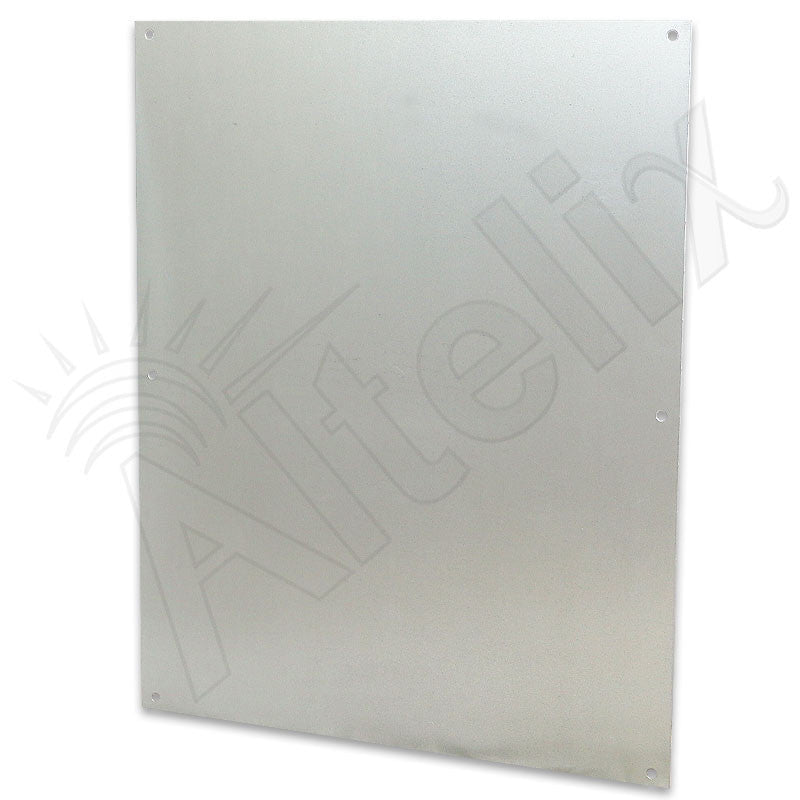 Blank Aluminum Equipment Mounting Plate for NF162012 & NF201612 Series Enclosures - Nema Supply