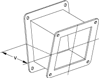 Hammond 1487 22.5° elbows — Painted Steel; manufacturer representative illustration