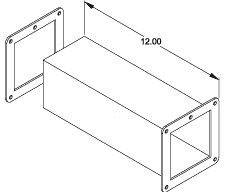 Hammond 1487 Lay-in cut-off fittings — Painted Steel; manufacturer representative illustration