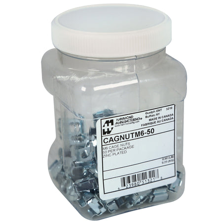 Hammond M6 Cage Nuts - Nema Supply