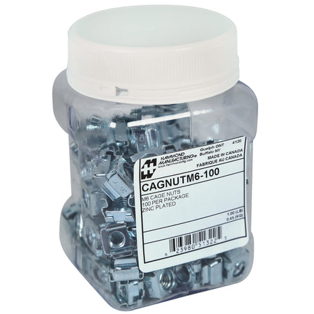 Hammond M6 Cage Nuts - Nema Supply