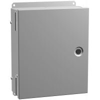 Hammond N1 Surface Mount Encl - 12 x 10 x 6 - Steel/Gray - Nema Supply
