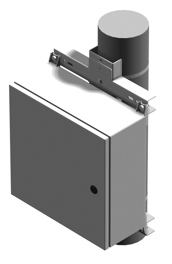 Hammond Pole Mounting Kit PMK Series Junction and Wallmount Style - Steel - Nema Supply