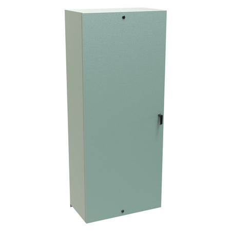 Hammond Type 4 Mild Steel Wallmount Enclosure Eclipse Series Hinge Door with Quarter Turn/Handle - Nema Supply