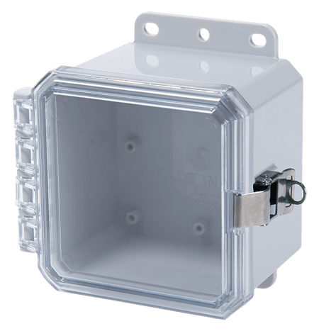 Integra Impact Series Polycarbonate Enclosure With Stainless Steel Locking Latch and Clear Cover - Nema Supply