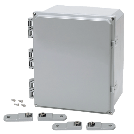 Integra Premium Series NEMA 6P Polycarbonate Enclosure with Hinge Opaque Screw Cover - Nema Supply