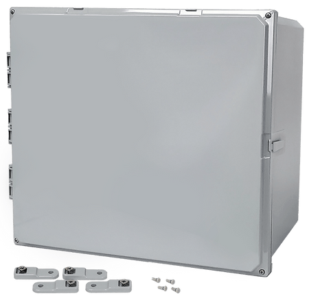Integra Premium Series NEMA 6P Polycarbonate Enclosure with Hinge Opaque Screw Cover - Nema Supply