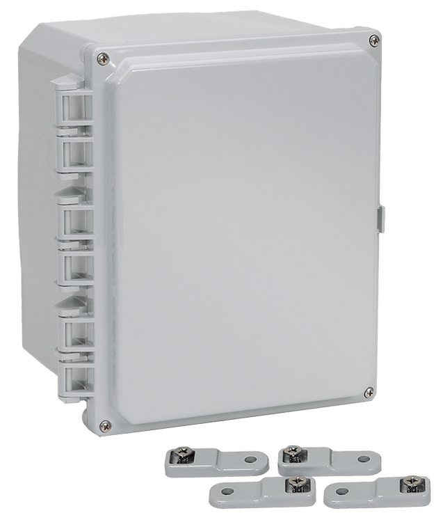 Integra Premium Series NEMA 6P Polycarbonate Enclosure with Hinge Opaque Screw Cover - Nema Supply