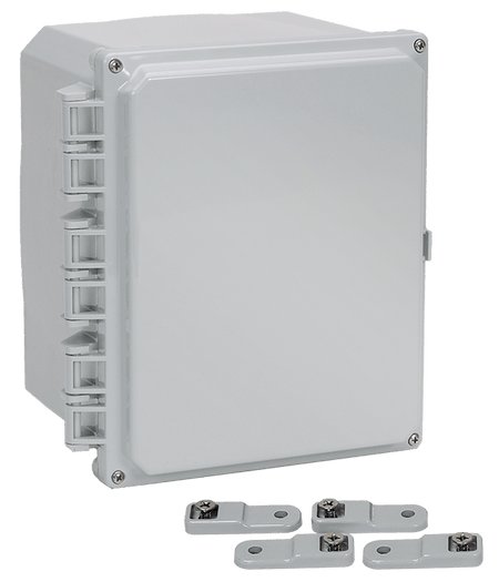 Integra Premium Series NEMA 6P Polycarbonate Enclosure with Hinge Opaque Screw Cover - Nema Supply