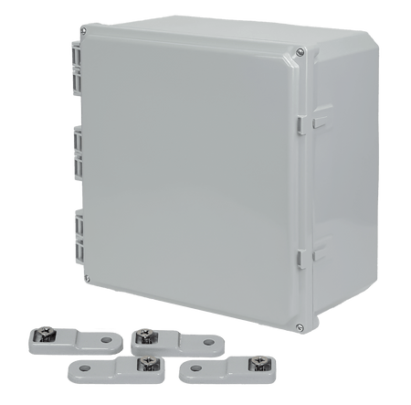 Integra Premium Series NEMA 6P Polycarbonate Enclosure with Hinge Opaque Screw Cover - Nema Supply