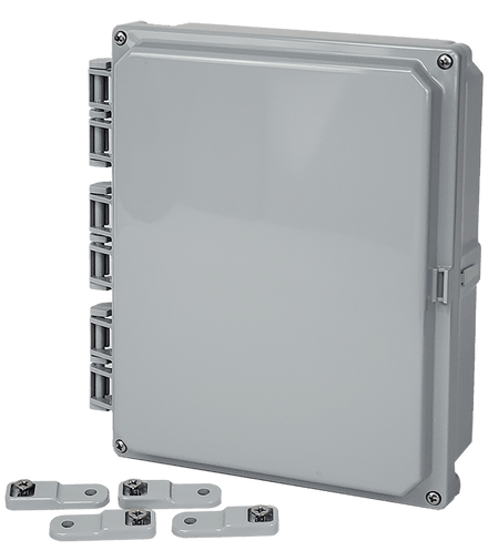 Integra Premium Series NEMA 6P Polycarbonate Enclosure with Hinge Opaque Screw Cover - Nema Supply