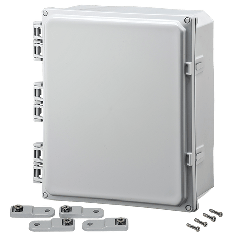 Integra Premium Series NEMA 6P Polycarbonate Enclosure with Hinge Opaque Screw Cover - Nema Supply