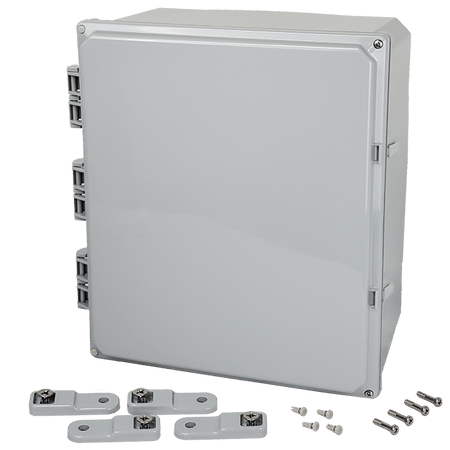 Integra Premium Series NEMA 6P Polycarbonate Enclosure with Hinge Opaque Screw Cover - Nema Supply