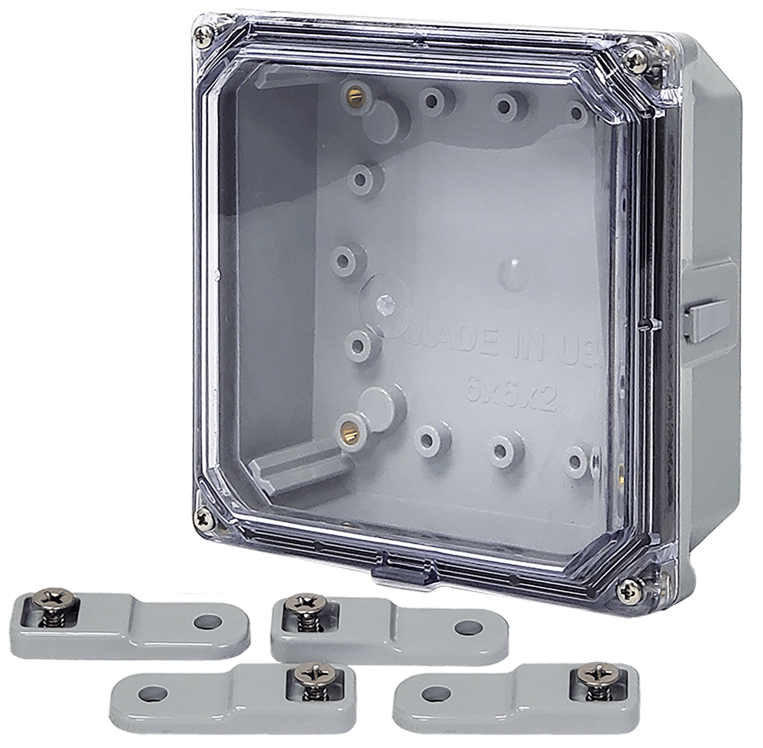 Integra Premium Series Polycarbonate Enclosure with Clear Screw Cover - Nema Supply