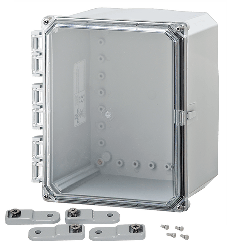Integra Premium Series Polycarbonate Enclosure with Hinge Clear Screw Cover - Nema Supply