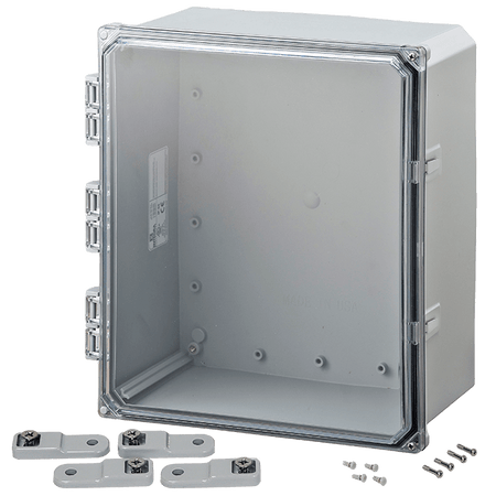 Integra Premium Series Polycarbonate Enclosure with Hinge Clear Screw Cover - Nema Supply