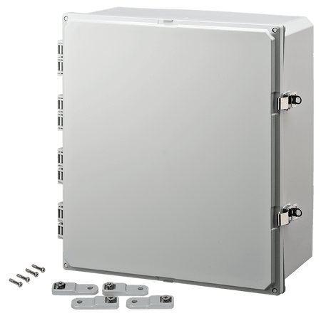 Integra Premium Series Polycarbonate Enclosure with Hinge Opaque Locking Latch Cover - Nema Supply