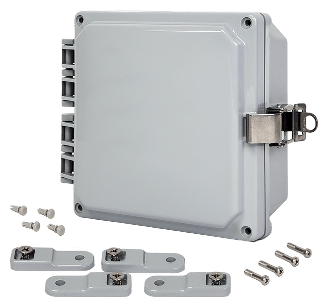 Integra Premium Series Polycarbonate Enclosure with Hinge Opaque Locking Latch Cover - Nema Supply