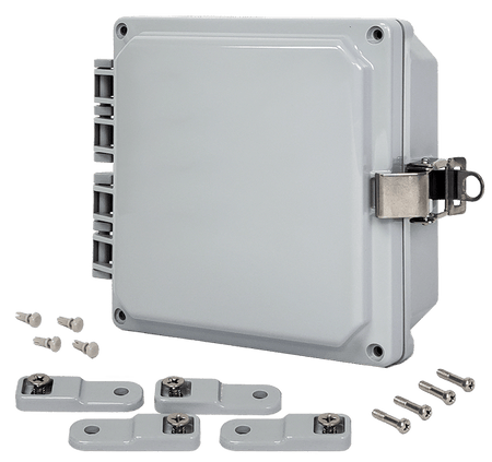 Integra Premium Series Polycarbonate Enclosure with Hinge Opaque Locking Latch Cover - Nema Supply
