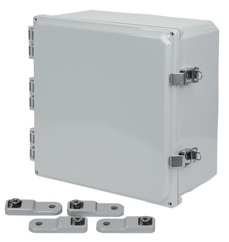 Integra Premium Series Polycarbonate Enclosure with Hinge Opaque Locking Latch Cover - Nema Supply