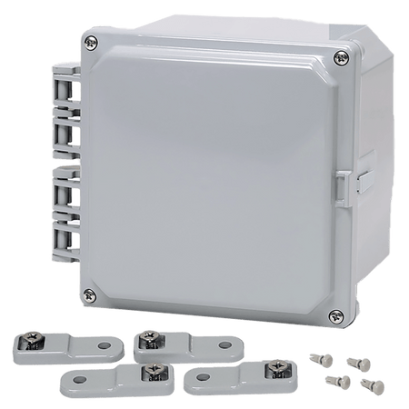 Integra Premium Series Polycarbonate Enclosure with Hinge Opaque Screw Cover - Nema Supply
