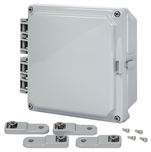 Integra Premium Series Polycarbonate Enclosure with Hinge Opaque Screw Cover - Nema Supply