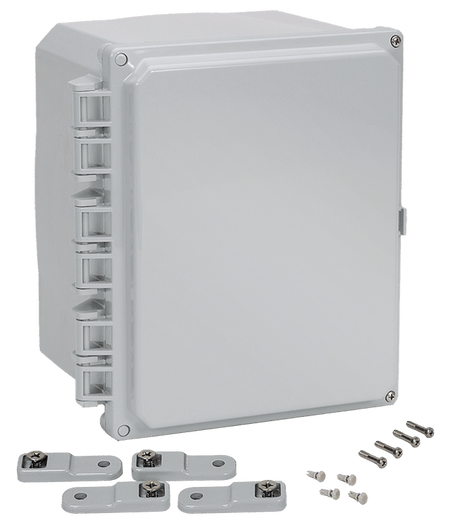 Integra Premium Series Polycarbonate Enclosure with Hinge Opaque Screw Cover - Nema Supply