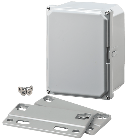 Integra Premium Series Polycarbonate Enclosure with Opaque Screw Cover and Mounting Flange - Nema Supply