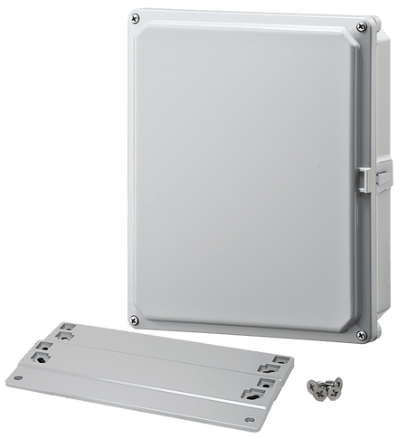 Integra Premium Series Polycarbonate Enclosure with Opaque Screw Cover and Mounting Flange - Nema Supply