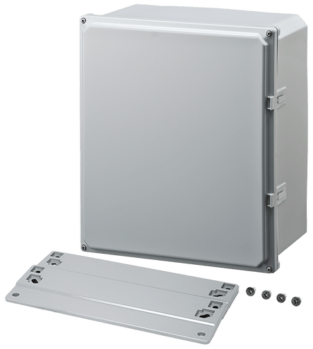 Integra Premium Series Polycarbonate Enclosure with Opaque Screw Cover and Mounting Flange - Nema Supply