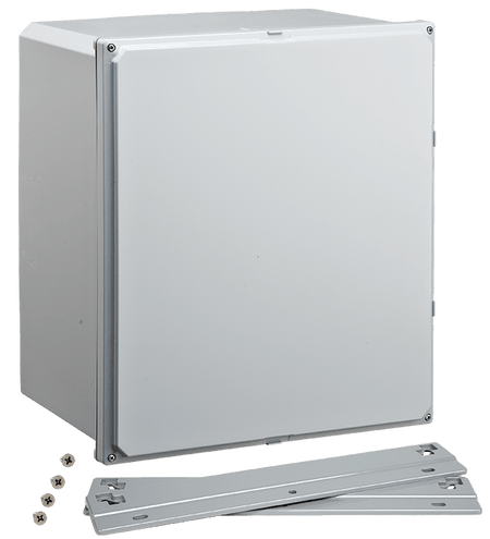 Integra Premium Series Polycarbonate Enclosure with Opaque Screw Cover and Mounting Flange - Nema Supply